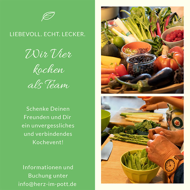 Ayurvedischer Kochkurs im Ruhrgebiet - Kochen im Team