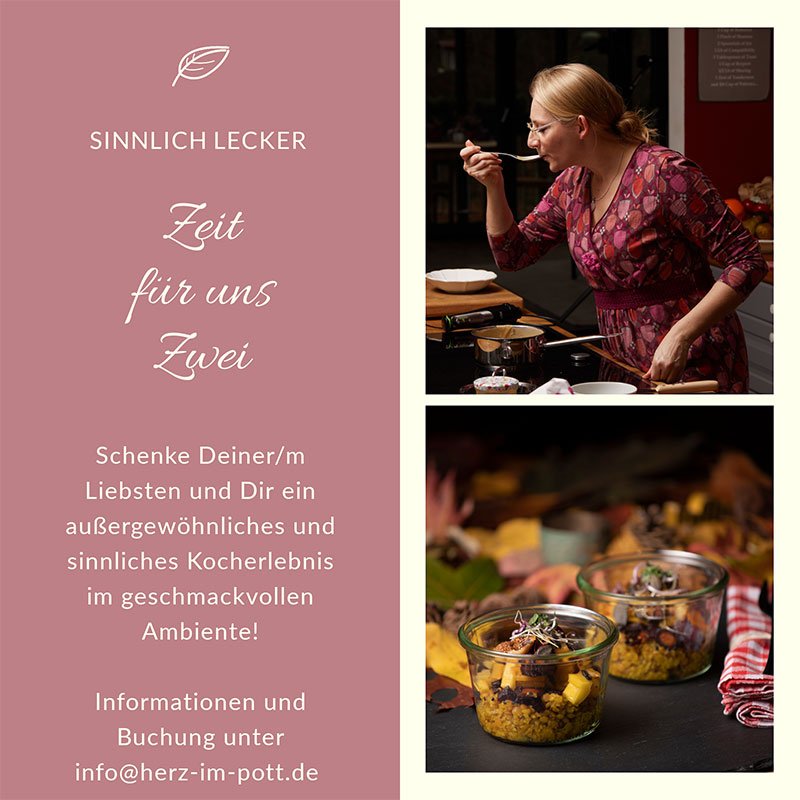 Ayurvedischer Kochkurs im Ruhrgebiet - Zeit für uns zwei