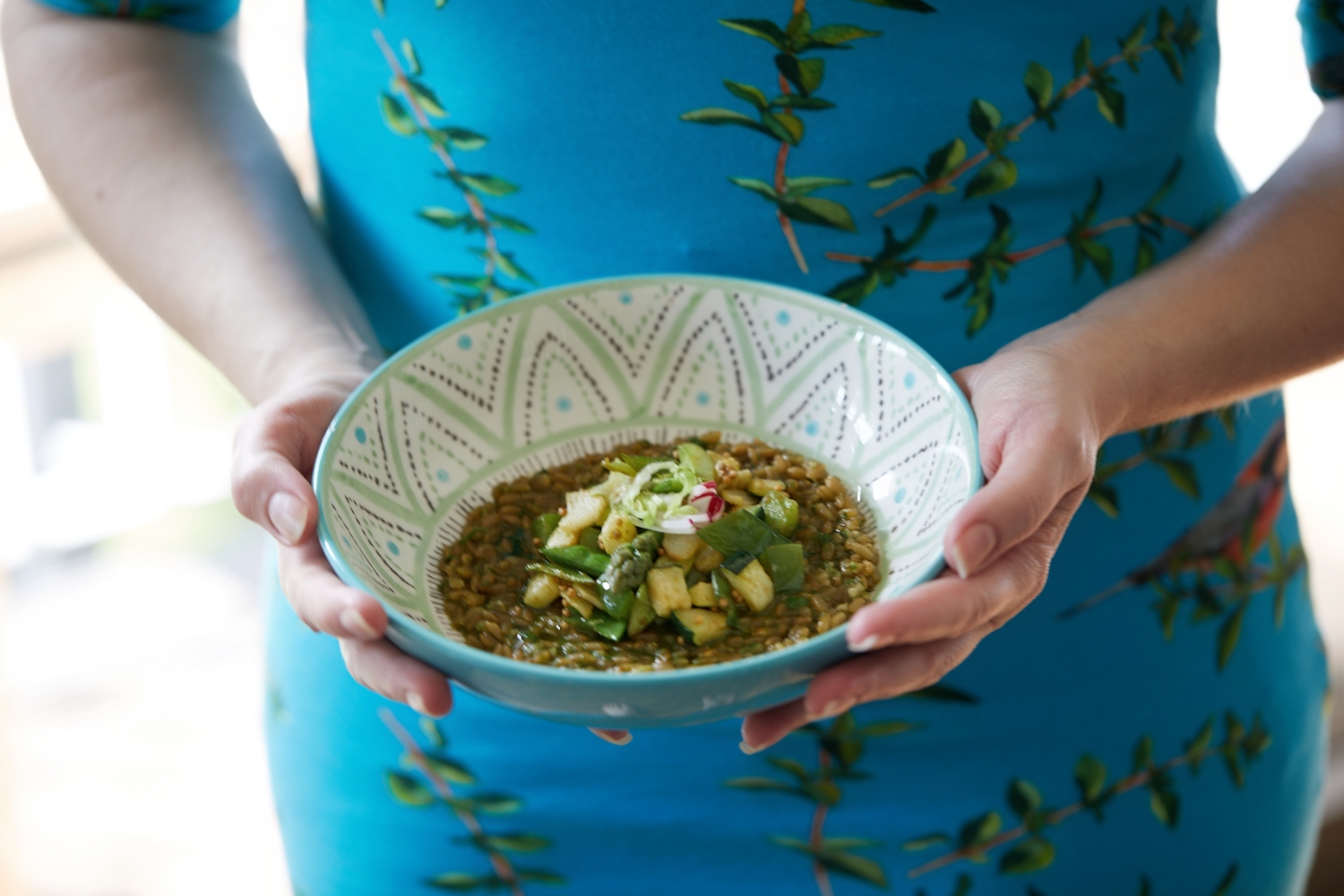 Rezept Ayurveda Grünkern Risotto Herz im Pott Ruhrgebiet Essen