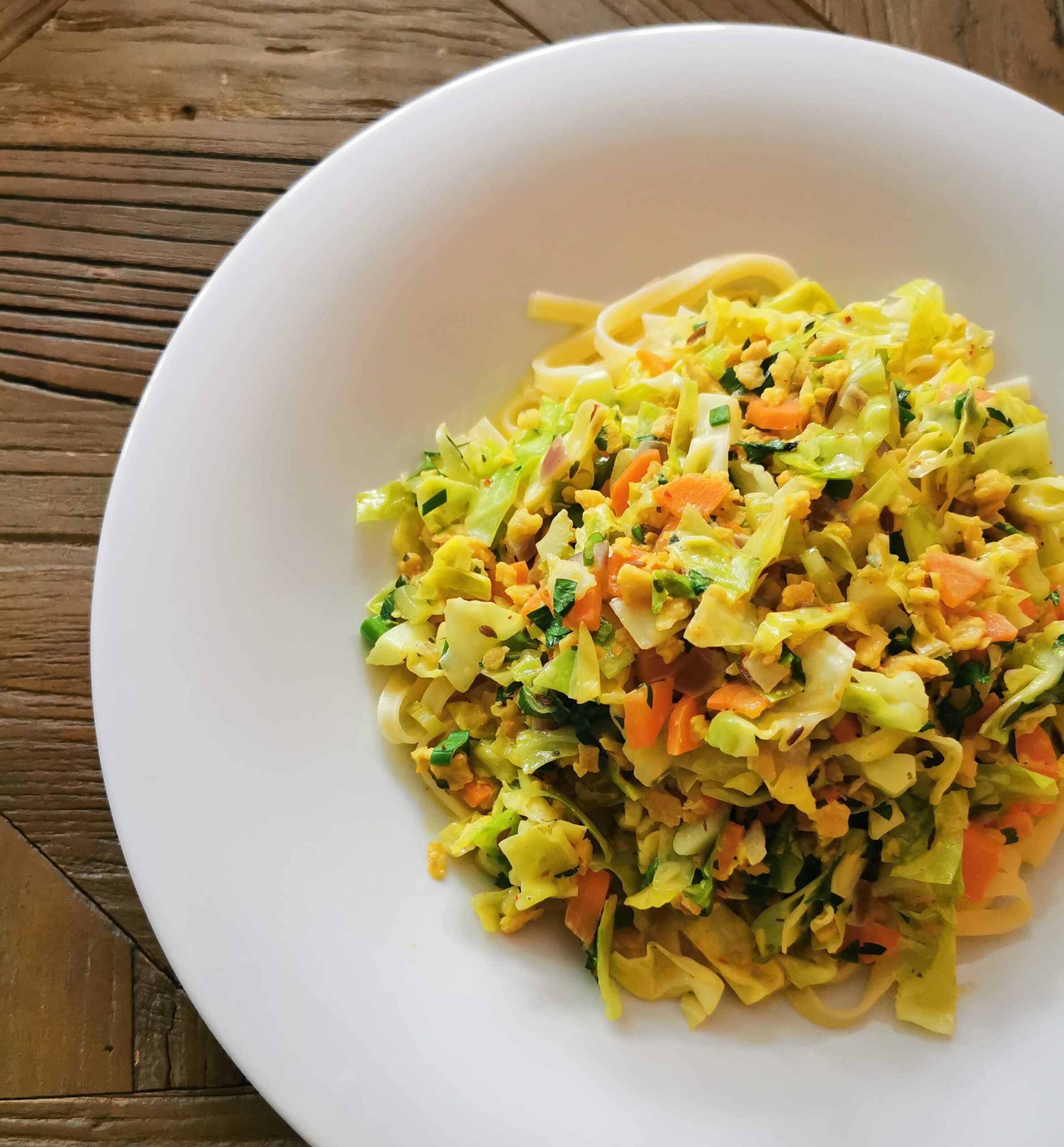 Rezept Ayurveda Tagliolini Spitzkohl Herz im Pott Ruhrgebiet Essen